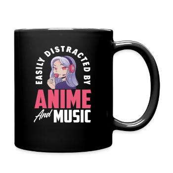 Anime Music Girls Girls - Full Colour Mug - black - Right