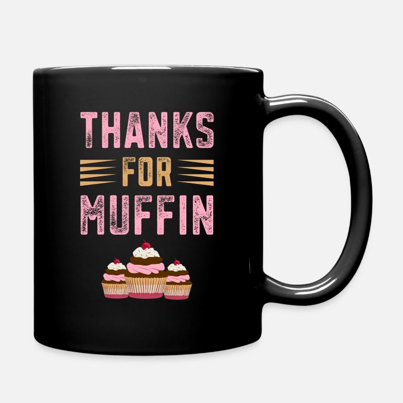 Kuchen Backen Bäcker Konditor - Tasse einfarbig - Schwarz