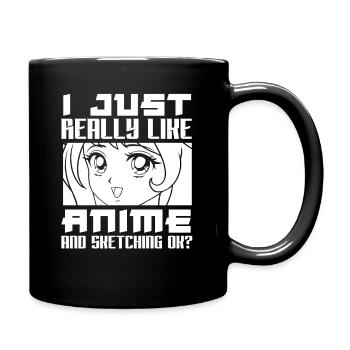 Anime Drawing Hobby Leisure Animes - Full Colour Mug - black - Right