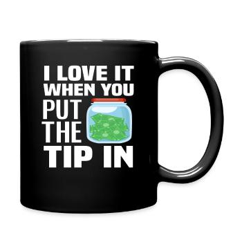 Bartender Tip Waiter Cadeau - Mug uni - noir - Droite