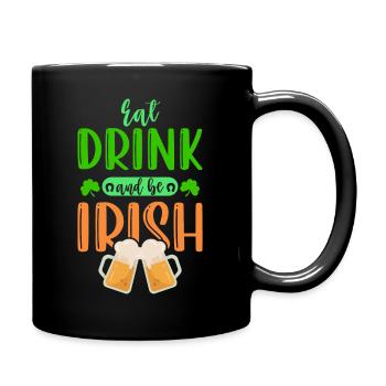 Fête irlandaise de la Saint-Patrick - Mug uni - noir - Droite