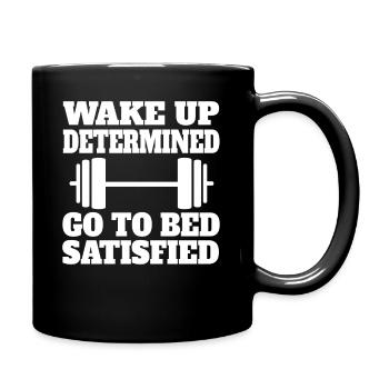 Fitness Athletes Strength Training Muscle Bodybuilder - Full Colour Mug - black - Right