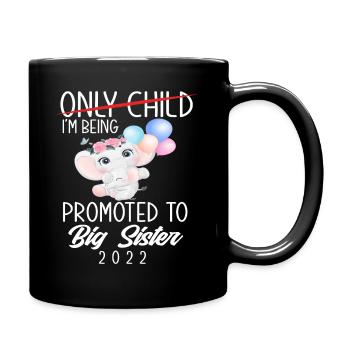 Enfant unique Sœur Cadeau Enfant 2022 - Mug uni - noir - Droite