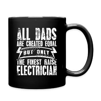 Seulement le meilleur électricien d’élevage drôle DAD - Mug uni - noir - Droite