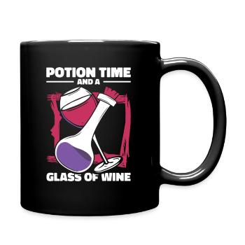 Aqua Tofana Wine Drinking Murder Mystery Wine - Full Colour Mug - black - Right