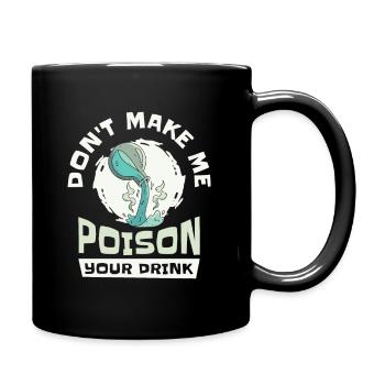 Aqua Tofana Skull Poison Crime Fan Drink Poison - Full Colour Mug - black - Right
