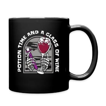 Aqua Tofana Wine Drinking Murder Mystery Wine - Full Colour Mug - black - Right