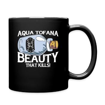 Aqua Tofana Conspiracy Theorist Poison Bottle - Full Colour Mug - black - Right