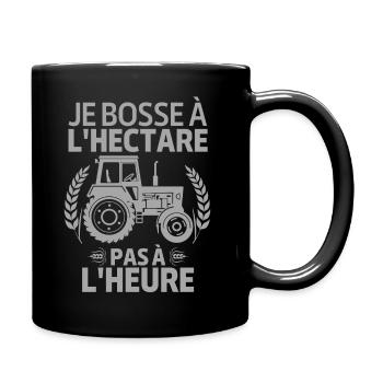 humour agriculture 2 - Mug uni - noir - Droite