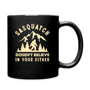 Bigfoot Hunter Mythe Créature Créature - Mug uni - noir - Droite