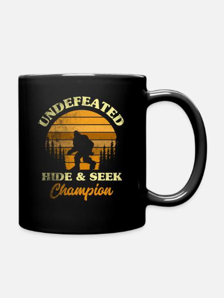 Bigfoot - Tasse einfarbig - Schwarz