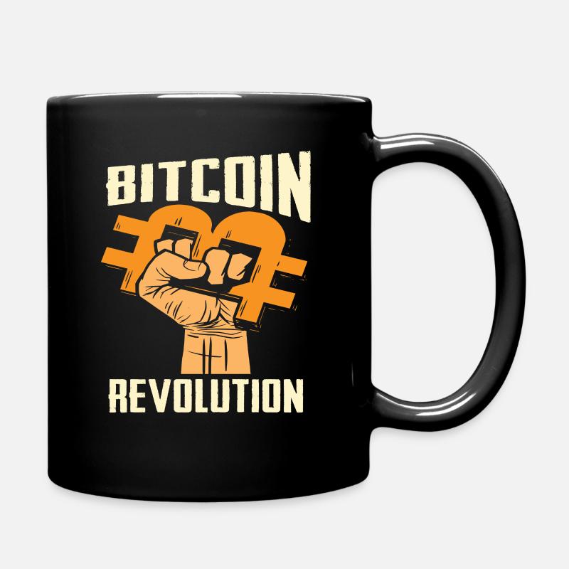 Bitcoin Revolution - Tasse einfarbig - Schwarz