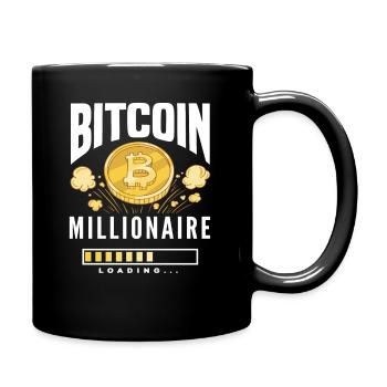 Bitcoin Millionaire Cadeau - Mug uni - noir - Droite
