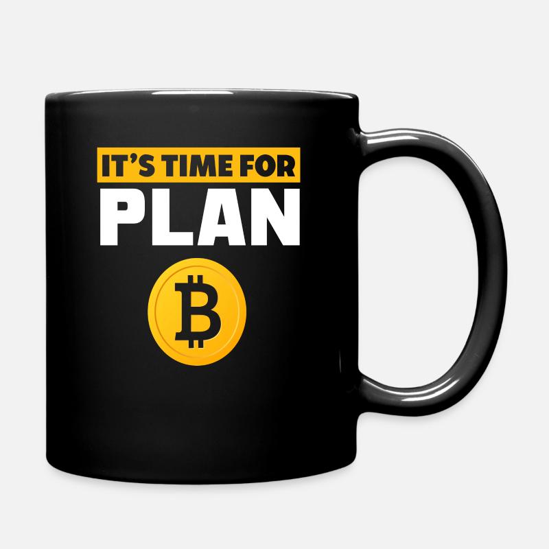Bitcoin - Tasse einfarbig - Schwarz
