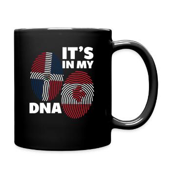 Drapeau du Canada, République dominicaine - Mug uni - noir - Droite