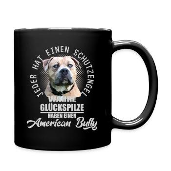 American Bully Farbe - Tasse einfarbig - Schwarz - Rechts