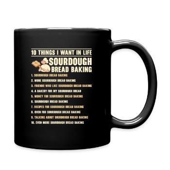 Cuisson au levain Pain Foodie Baker Cuisine - Mug uni - noir - Droite