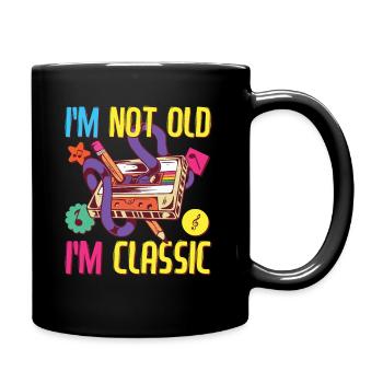 90s Outfit 80s Party 90's Motto - Full Colour Mug - black - Right