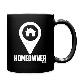 Housewarming Party | Homeowner 2023 - Tasse einfarbig - Schwarz - Rechts