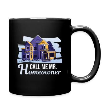 Pendaison de crémaillère | M. Propriétaire - Mug uni - noir - Droite
