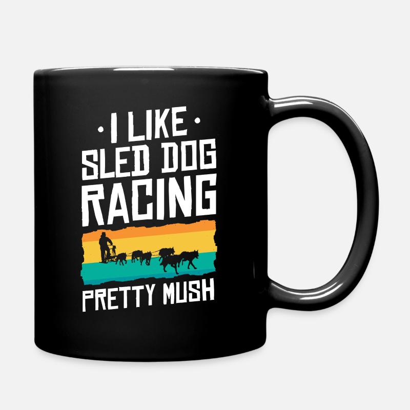 Traîneau à chiens | Mushing - Mug uni - noir