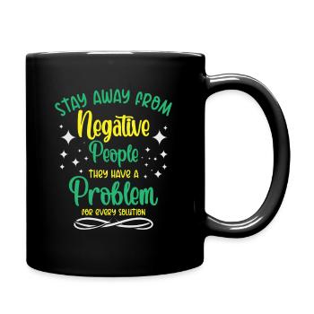 Problem Solution Critical Thinkers Positive - Full Colour Mug - black - Right