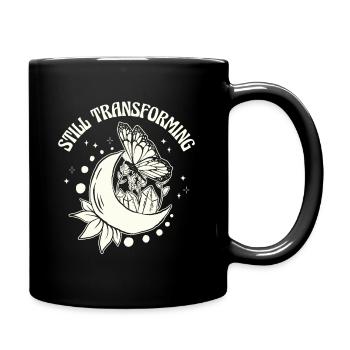 Himmlischer Schmetterling Transforming Galaxy - Tasse einfarbig - Schwarz - Rechts