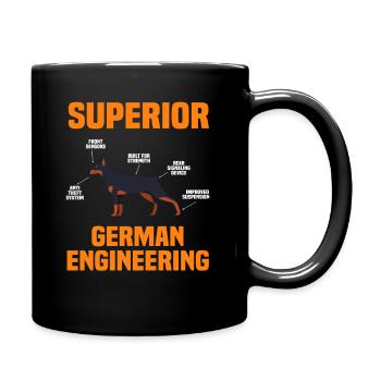 Doberman Dog Breed Dog Owner - Full Colour Mug - black - Right