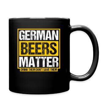 German Beers Matter. German beer is important. - Full Colour Mug - black - Right