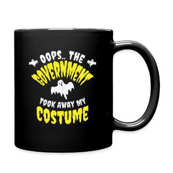 Halloween Kostüm Wähler Wahl Politiker Abstimmen - Tasse einfarbig - Schwarz - Rechts