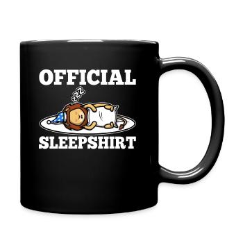 Official sleepshirt lion - Full Colour Mug - black - Right