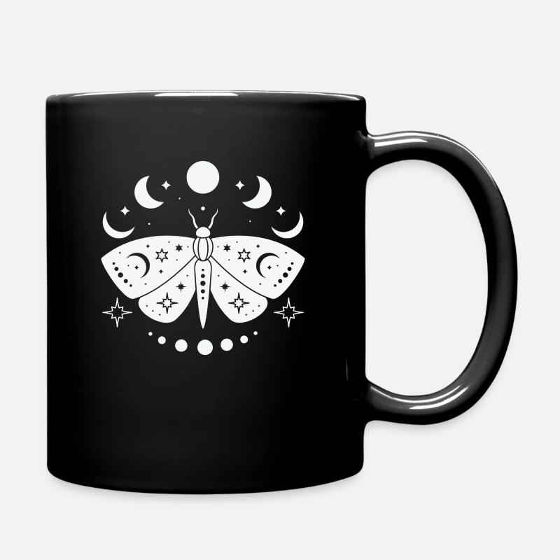 Papillon céleste mystique - Mug uni - noir