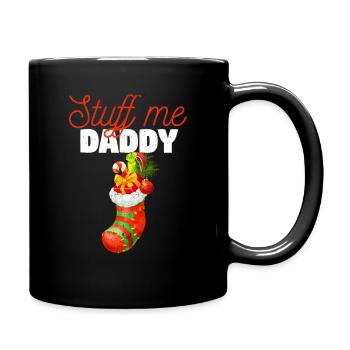 Blagues de Noël effrontées Stocker des trucs de Noël sales - Mug uni - noir - Droite