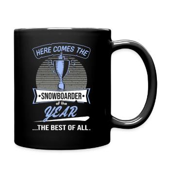 Trophy Trophy for Snowboarder of the Year - Full Colour Mug - black - Right