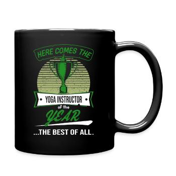 Trophy Cup for Gardener of the Year - Full Colour Mug - black - Right