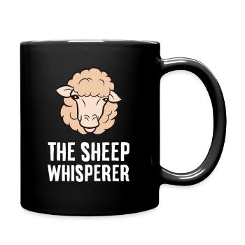 The Sheep Whisperer - Full Colour Mug - black - Right