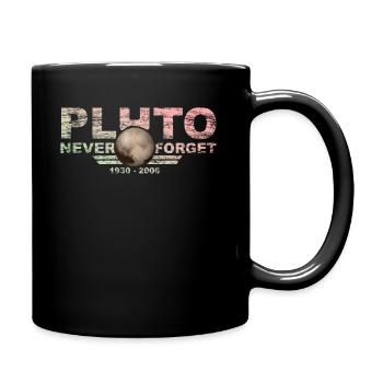 N’oubliez jamais Pluto Design Retro Style Funny Space - Mug uni - noir - Droite