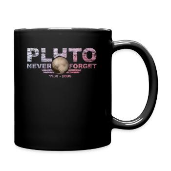 N’oubliez jamais Pluto Design Retro Style Funny Space - Mug uni - noir - Droite