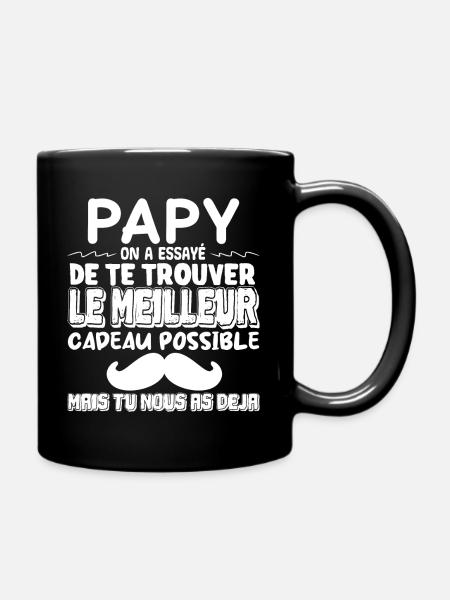 Papy On A Essayé De Te Trouver Le Meilleur Cadeau - Mug uni - noir