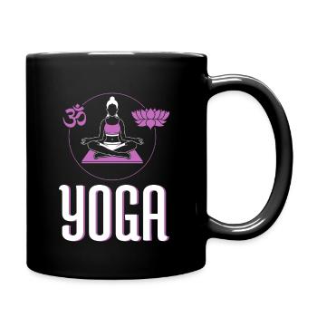 Yoga pilates Zen Méditation - Mug uni - noir - Droite