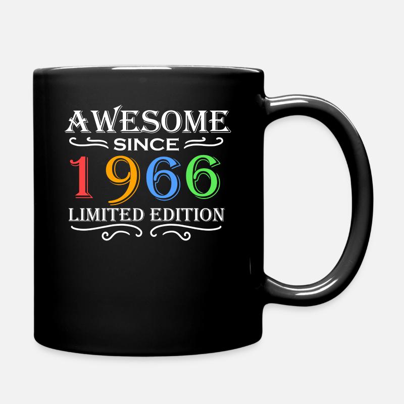 1966 - Born 1966 - Full Colour Mug - black