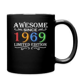 1969 - Born 1969 - Full Colour Mug - black - Right