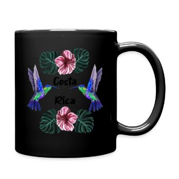 CostaRic Kolibri Shirt, Souvenir Costa Rica Tour - Full Colour Mug - black - Right