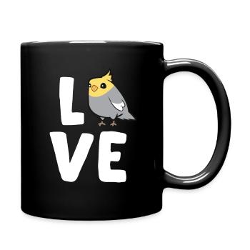 Cockatiel Lover Cockatiel Bird Love Cockatiel - Full Colour Mug - black - Right