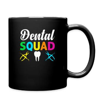 Dental Assistant Oral Hygienist RDH Dentist Gift - Full Colour Mug - black - Right
