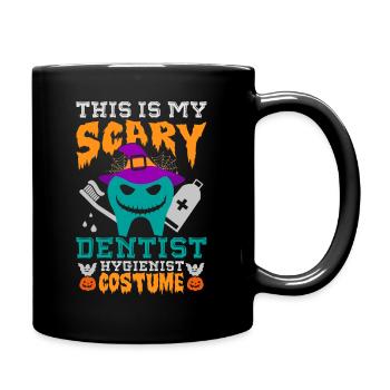 Dental Assistant Oral Hygienist RDH Dentist Gift - Full Colour Mug - black - Right
