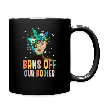 Bannir nos corps protéger la liberté Choisir les femmes - Mug uni - noir - Droite