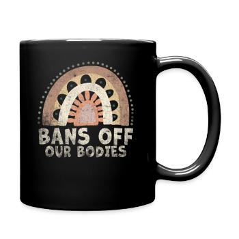 Bannir nos corps protéger la liberté Choisir les femmes - Mug uni - noir - Droite