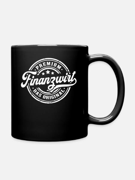 Finanzwirt Original Lustiges Finanzwirten - Tasse einfarbig - Schwarz