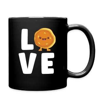 Pancake Lover Kawaii Breakfast Food Cute Pancake - Tasse einfarbig - Schwarz - Rechts